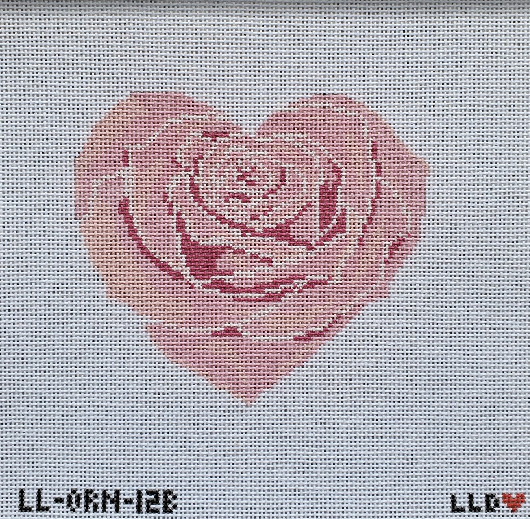 Rose Heart large-pink