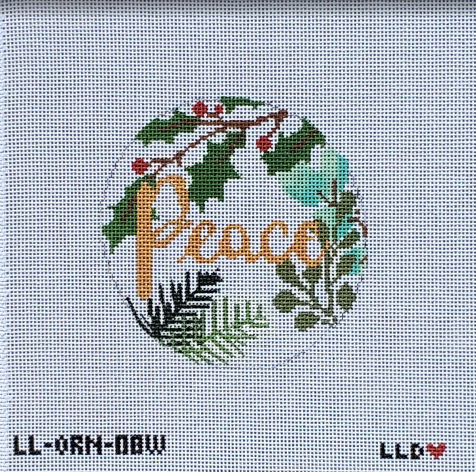 Botanical Peace-- white
