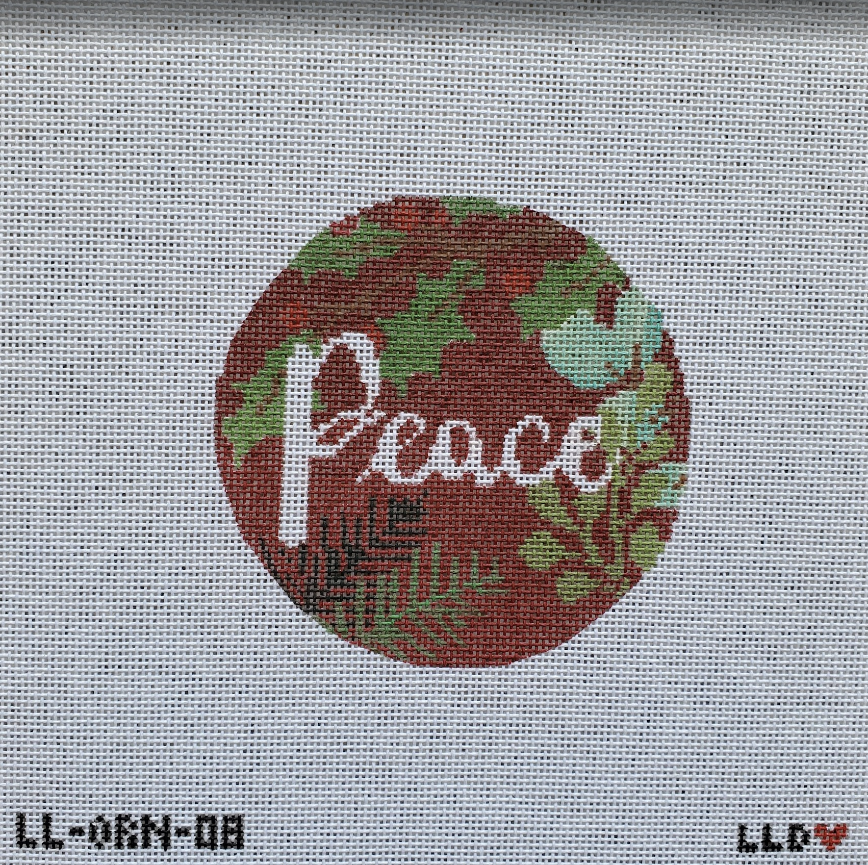 Botanical Peace-- red