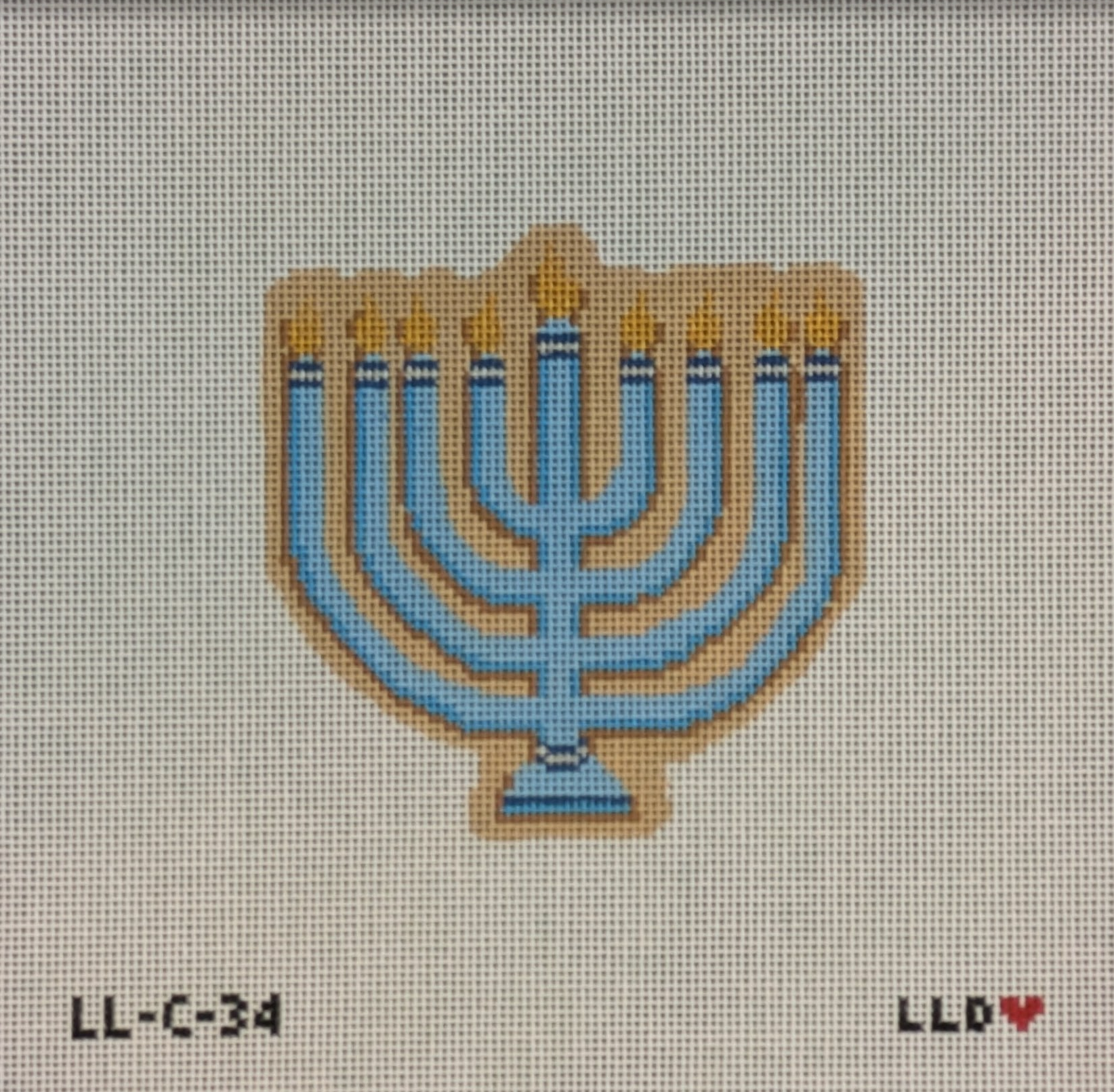 Menorah Cookie