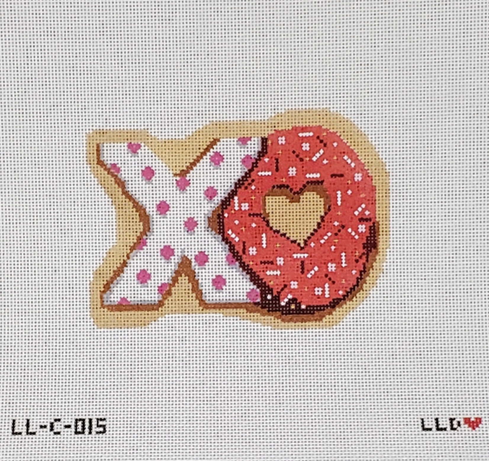 XO Cookie w/Stitch Guide