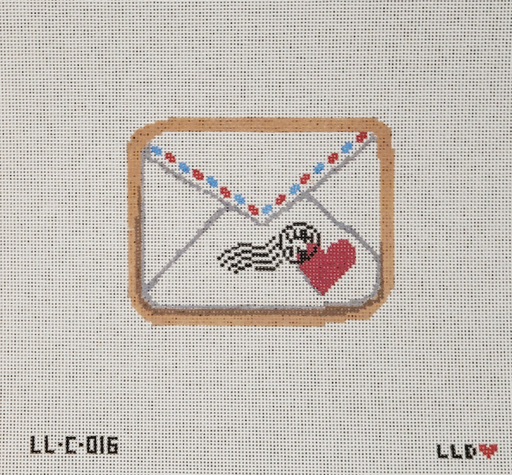Envelope (Love Note) Cookie w/Stitch Guide