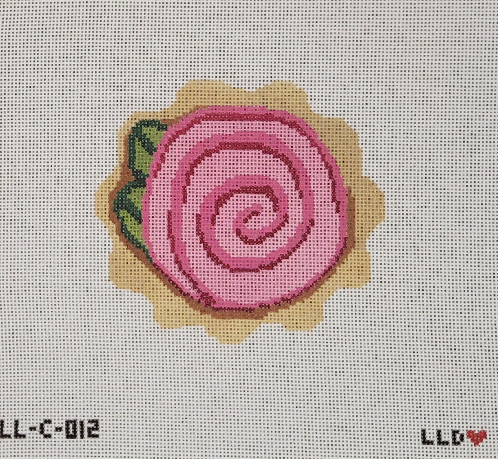 Rose Cookie w/Stitch Guide