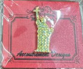 Sparkly Statue of Liberty Needle Minder