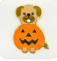Pug In a Pumpkin Needle Minder