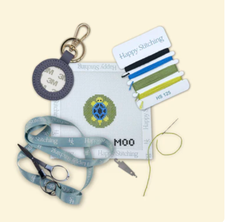 Tiny Traveler Key Fob Needlepoint Kit