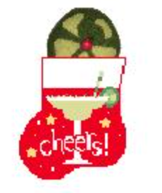 Cheers! Margarita Mini Sock With Critter