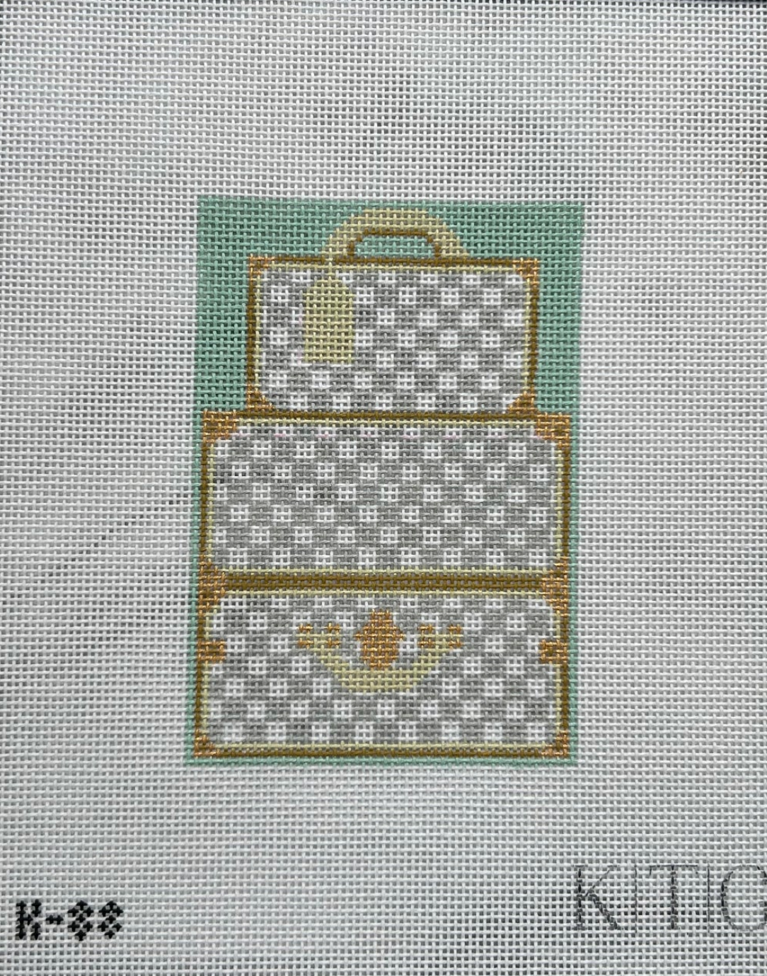 Travel Trunks- White Check