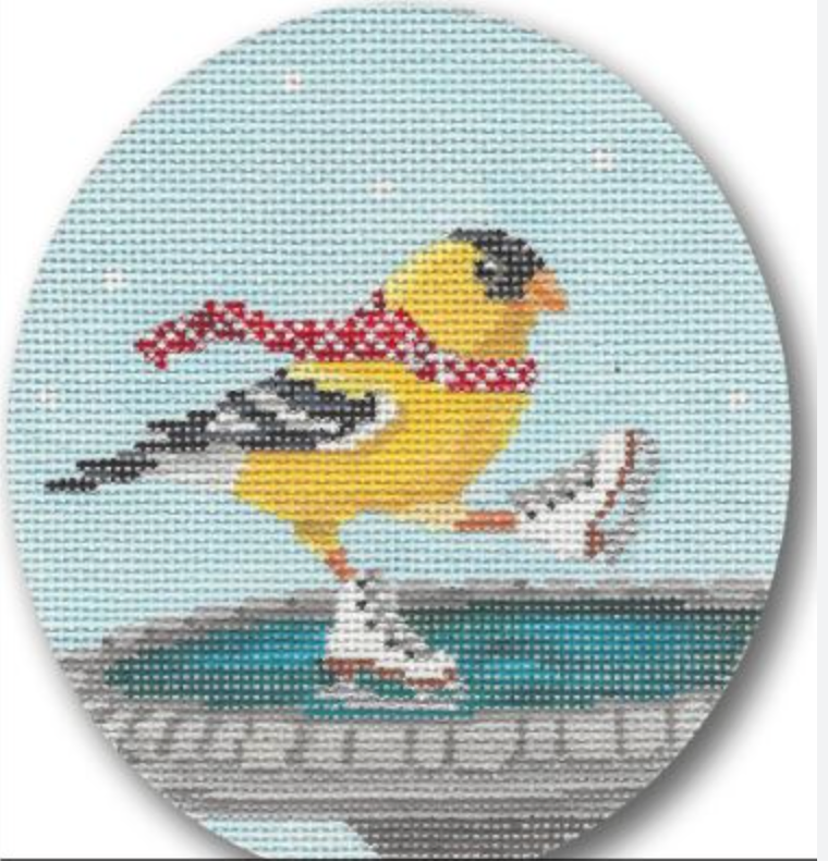 Bird Ice Skating