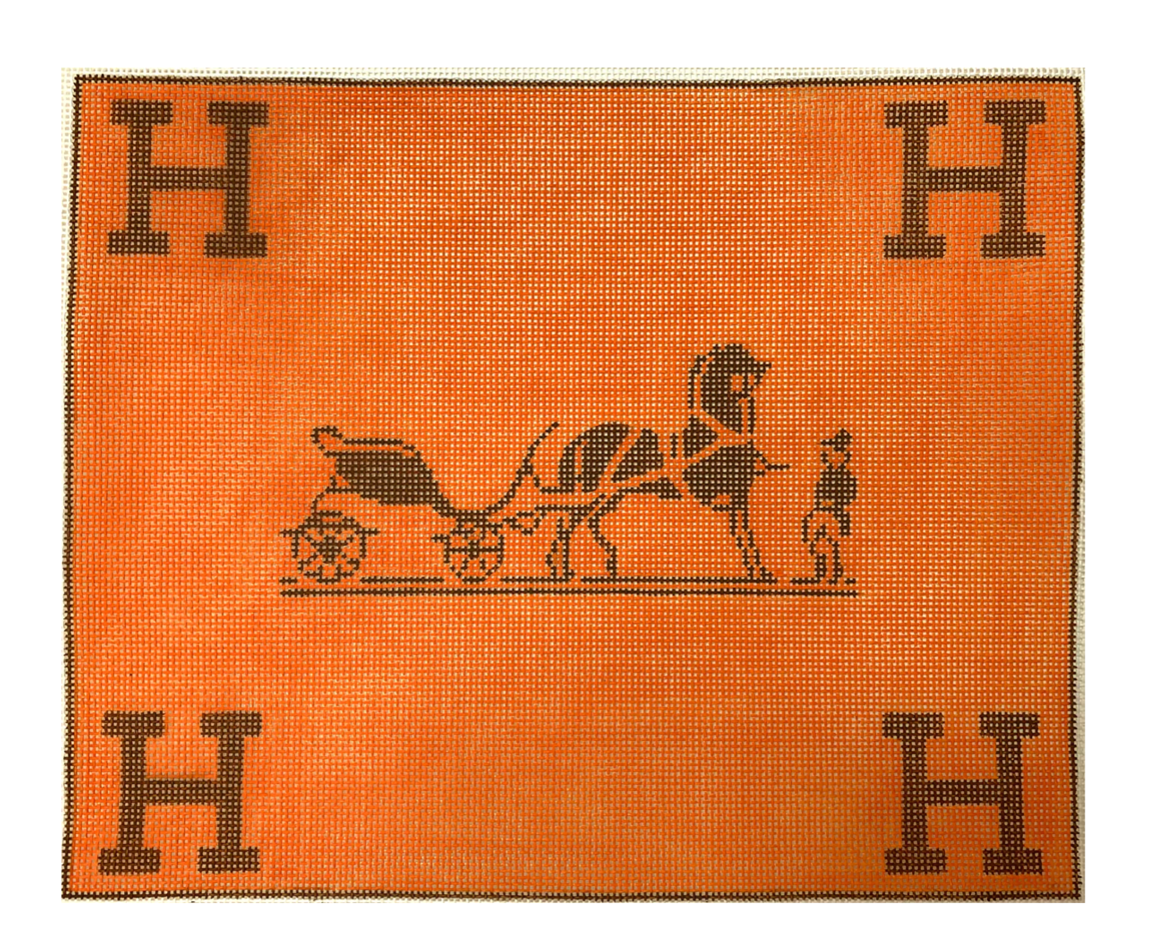 Hermes Caleche Logo With Corner Hs