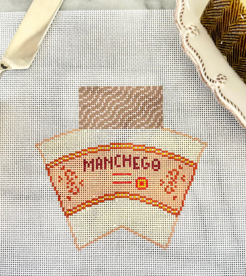 3D Wedge Manchego Cheese