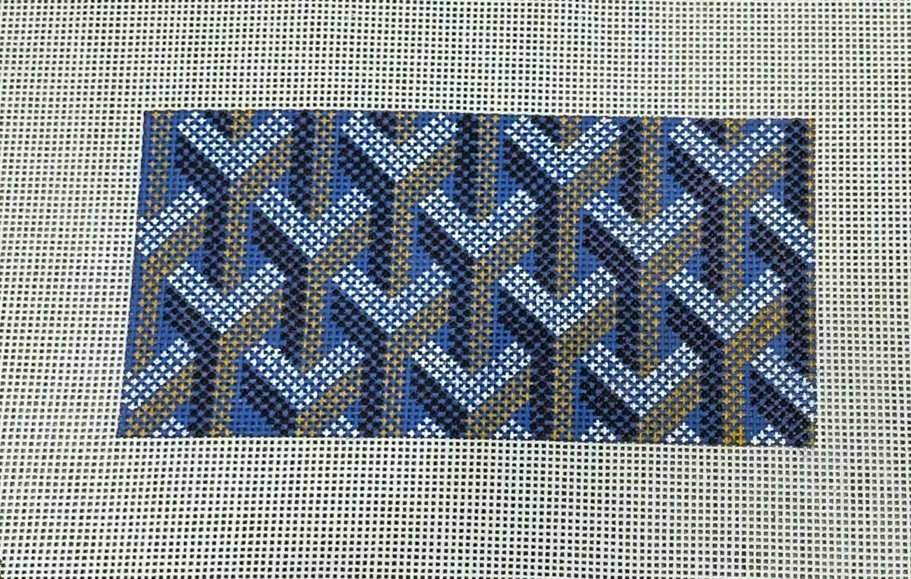 Goyard-Inspired Blue Insert