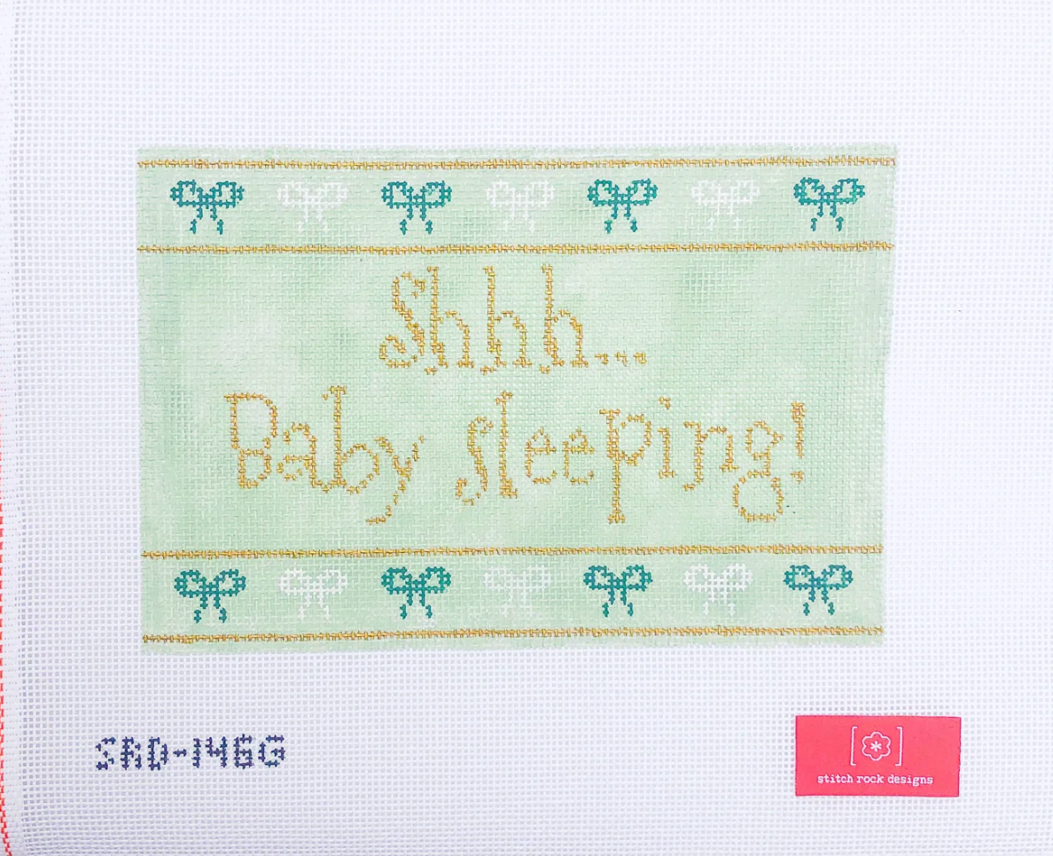Baby Sleeping Green With Bows