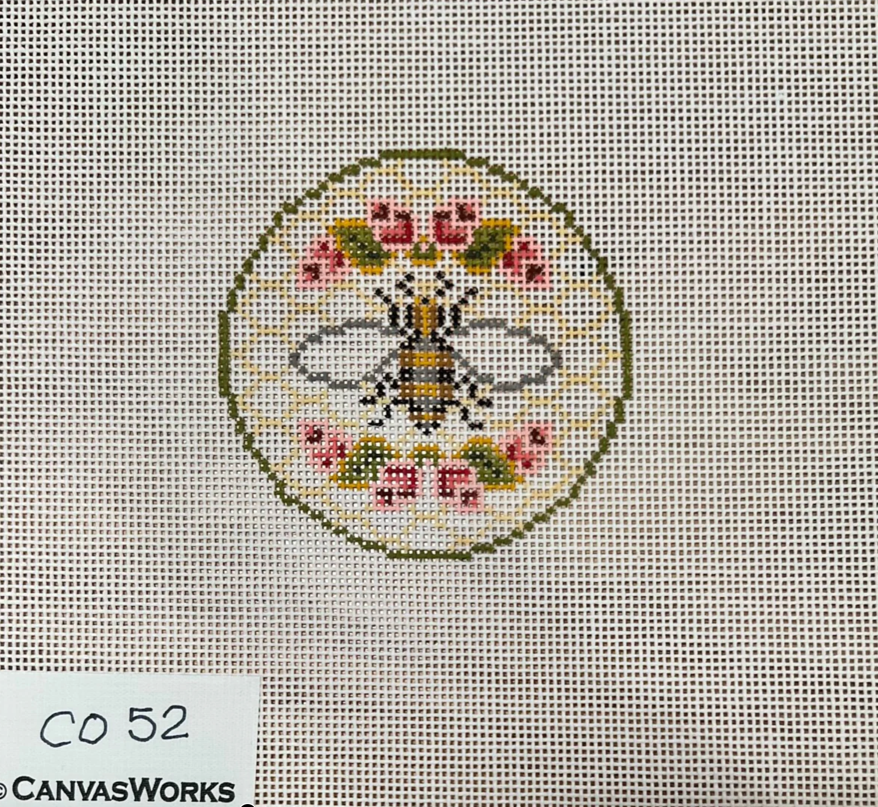 Bee and Flowers Round