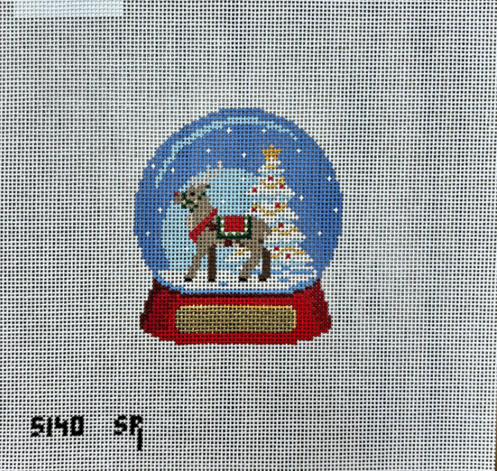 Reindeer Snow Globe