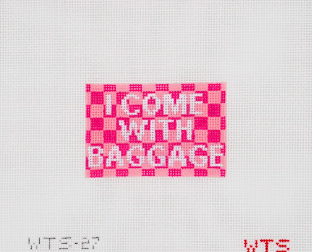 I Come With Baggage Luggage Tag