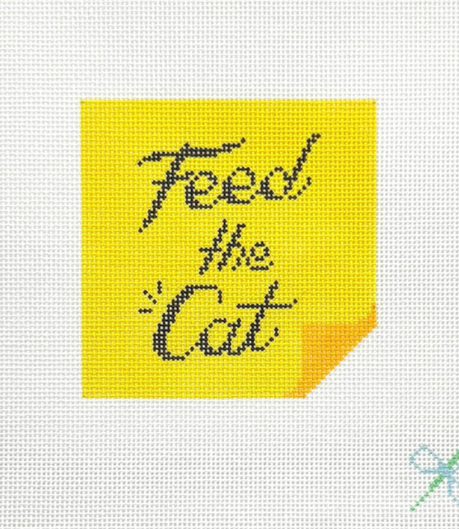 Feed The Cat Post-It Note