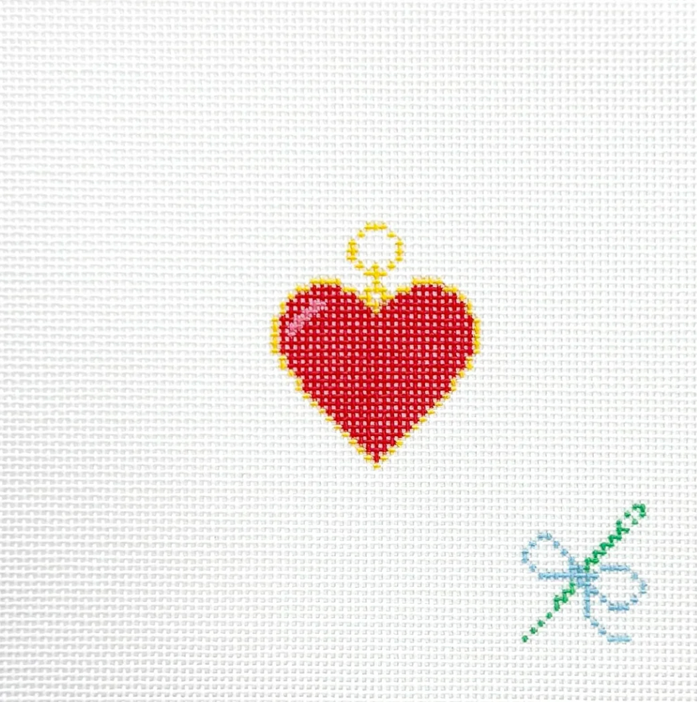 Heart Enamel Inspired Charm
