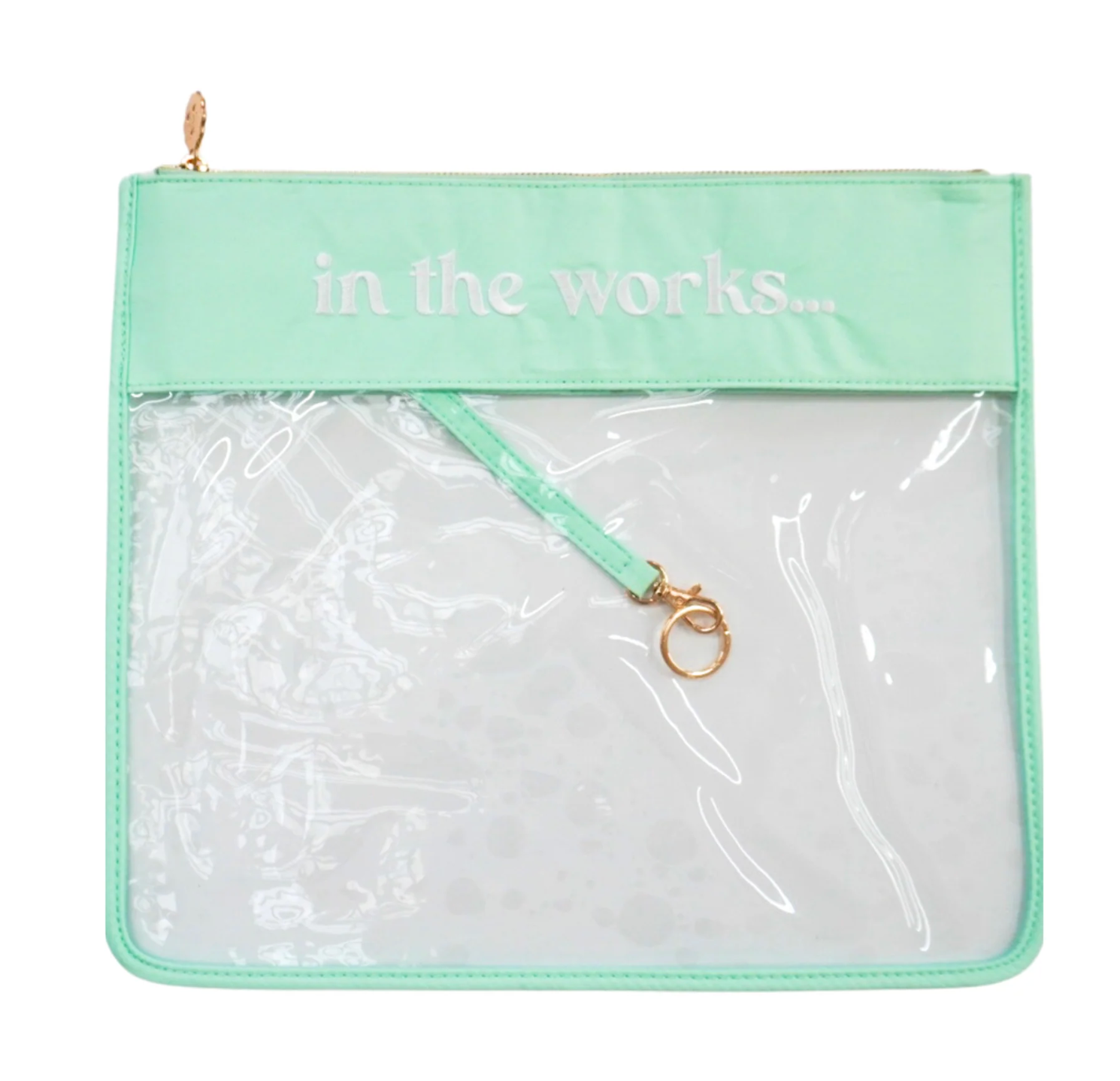 In the Works Project Bag - MINT GREEN