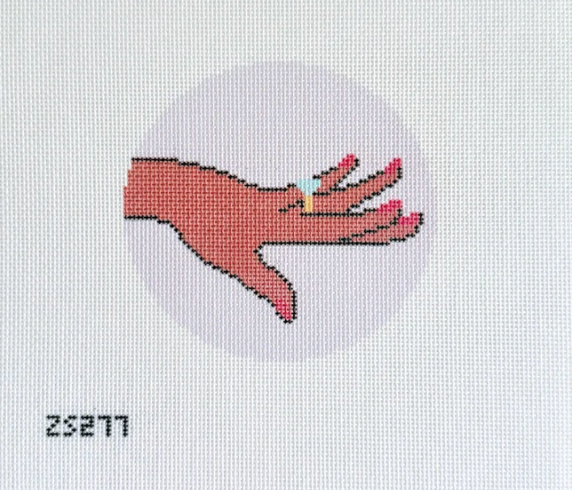 Show Me the Ring (Purple) Printed Canvas