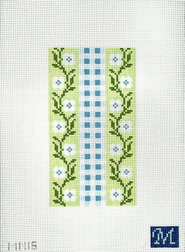 Blue Daisy Chain Eyeglass Case