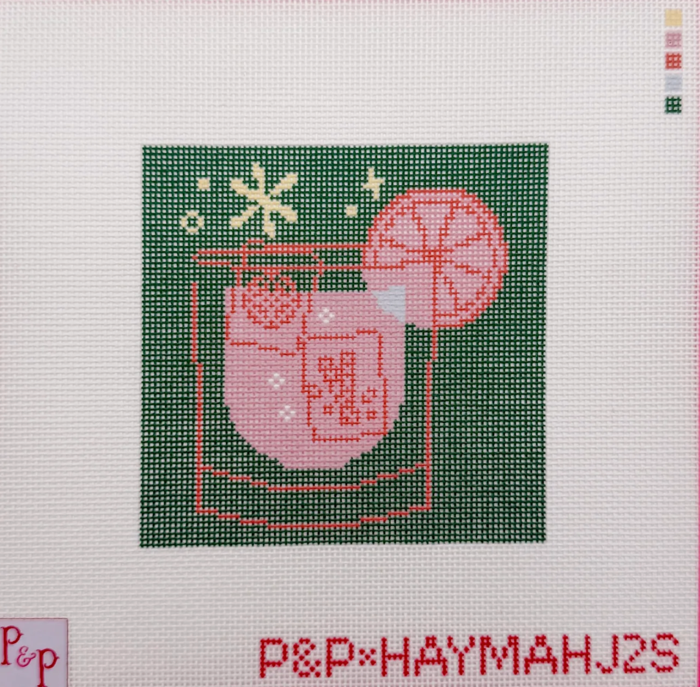 Green Mahjong Cocktail Coaster