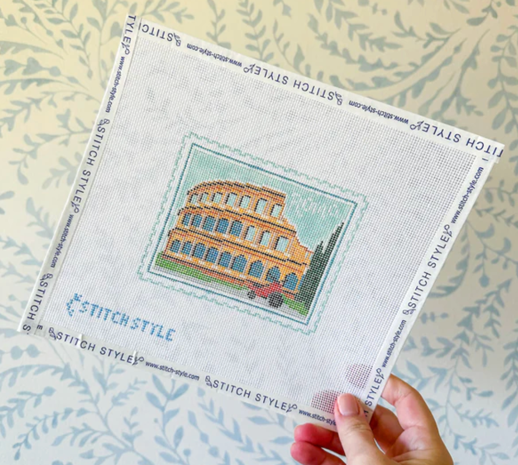 Rome Colosseum Travel Stamp