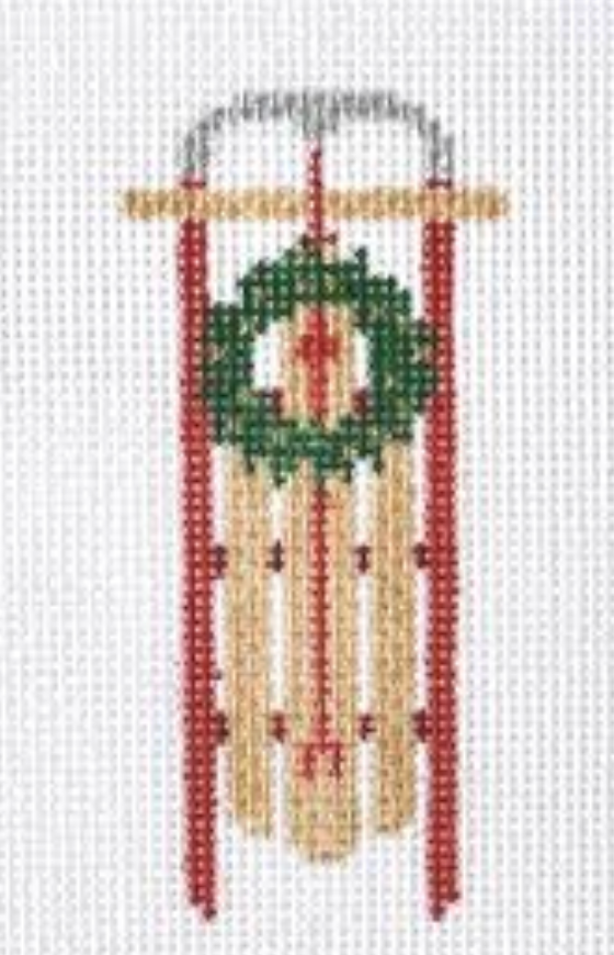 Sled With Wreath