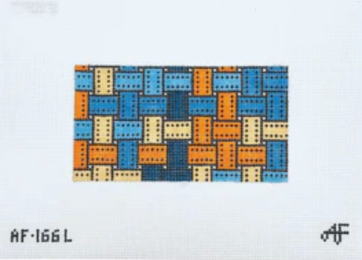 Ribbon Rectangular Insert 13 mesh in Blue Haze