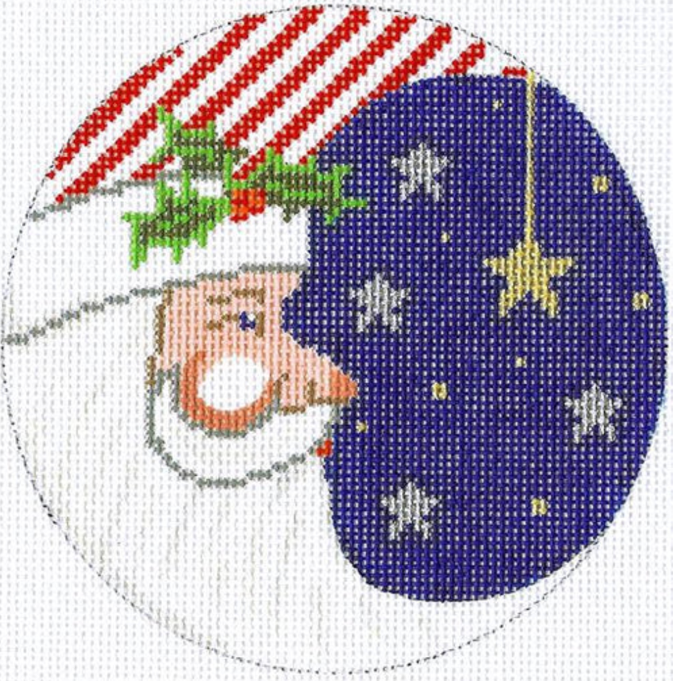 Partriotic Santa Ornament