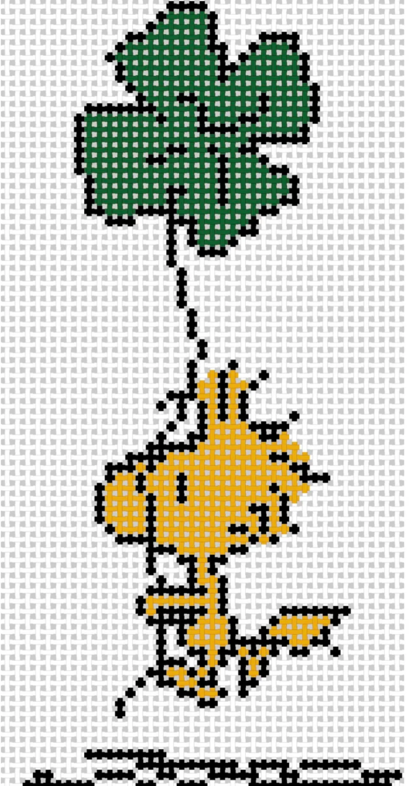 Woodstock with Shamrock PEANUTS St. Patricks Day