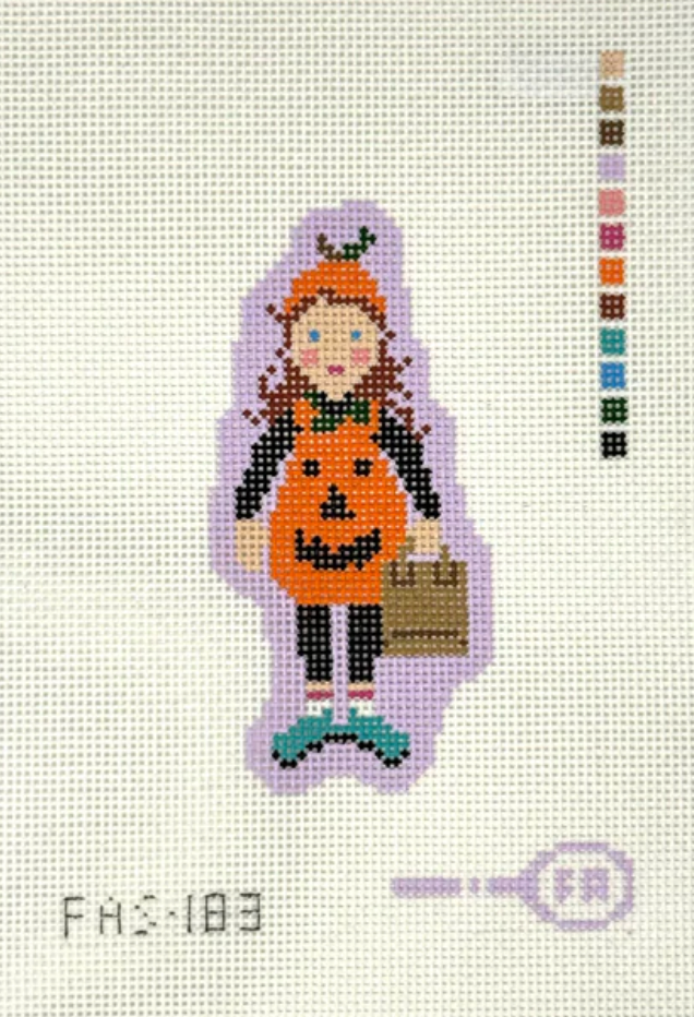 Trick or Treaters - Girl Toddler Pumpkin