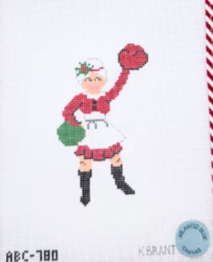 Cheerleader Mrs. Claus
