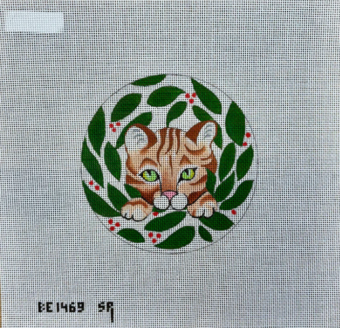 Kitten in Wreath - Barbara Eyre