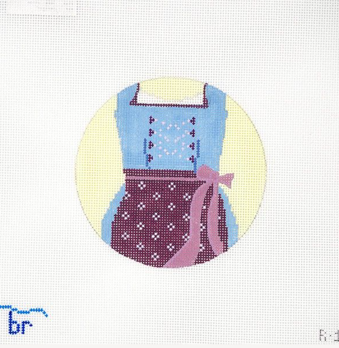 Dirndl (plum/blue)