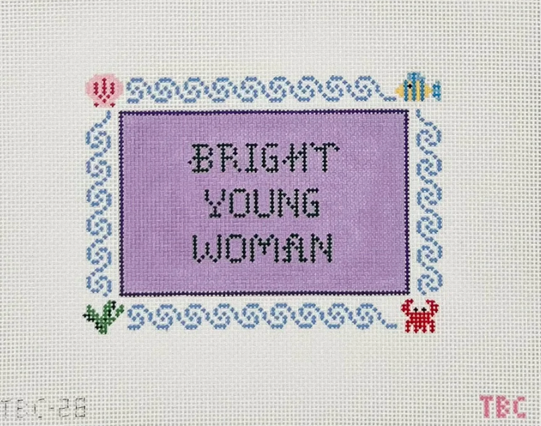Bright young woman