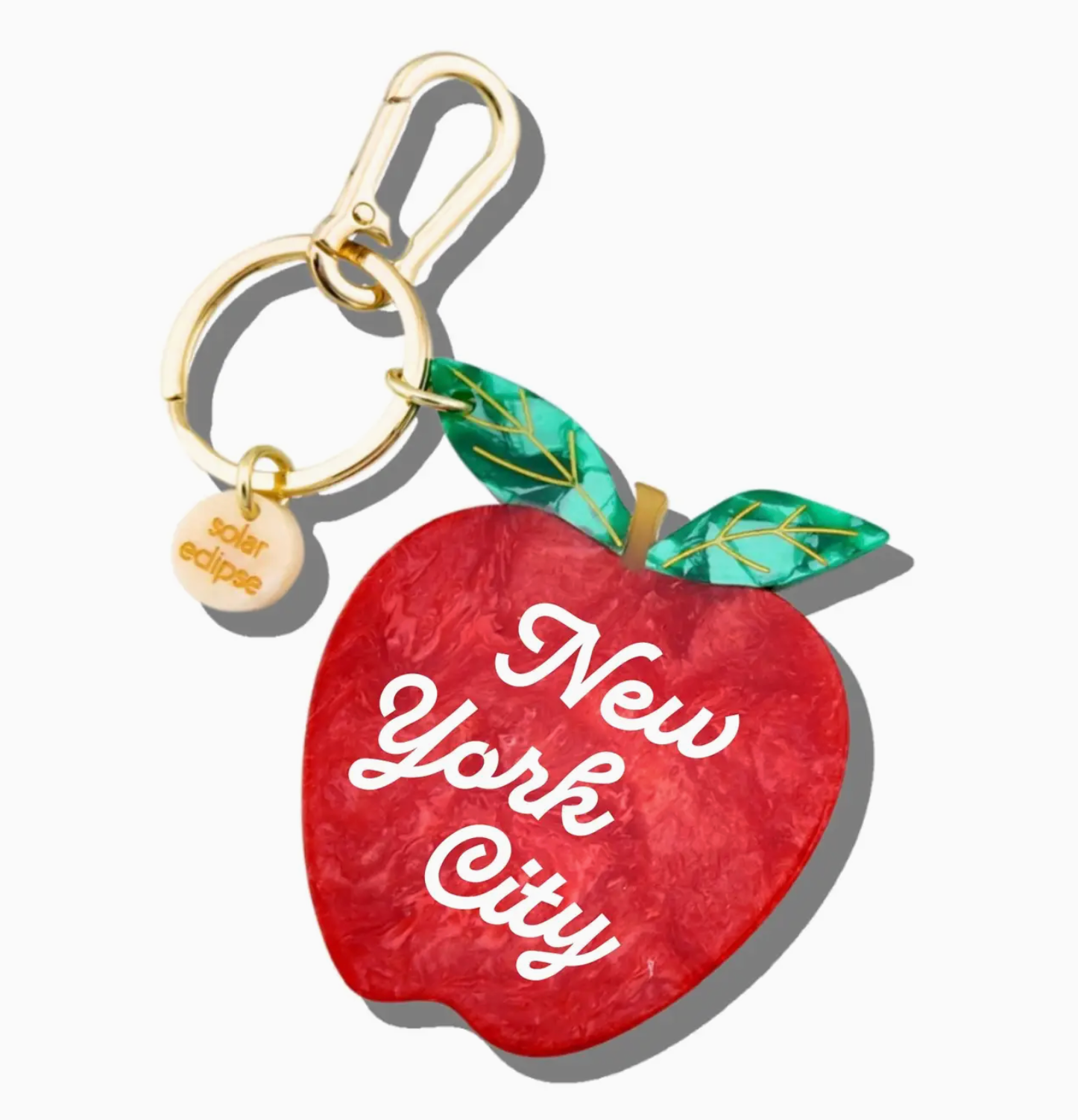 New York City Apple Bag Charm + Keychain