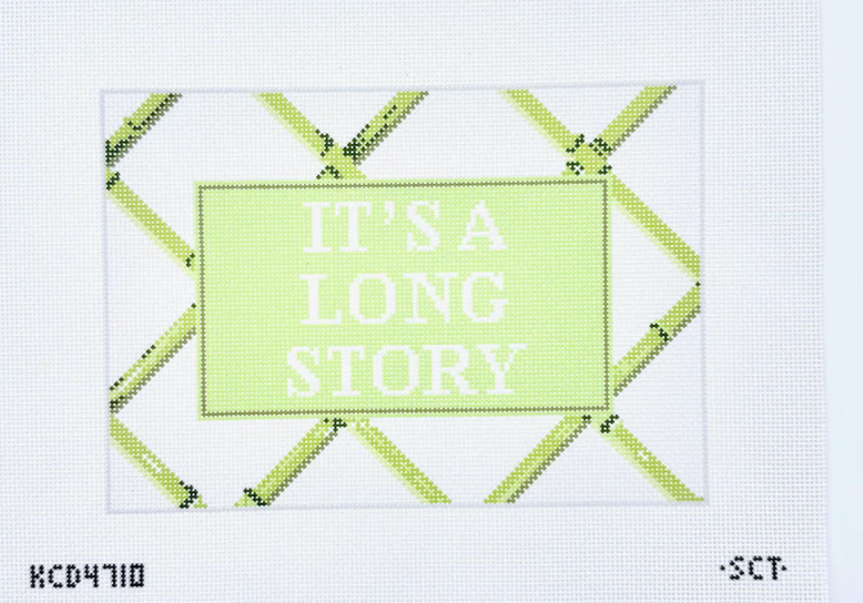 It’s a Long Story Printed Canvas