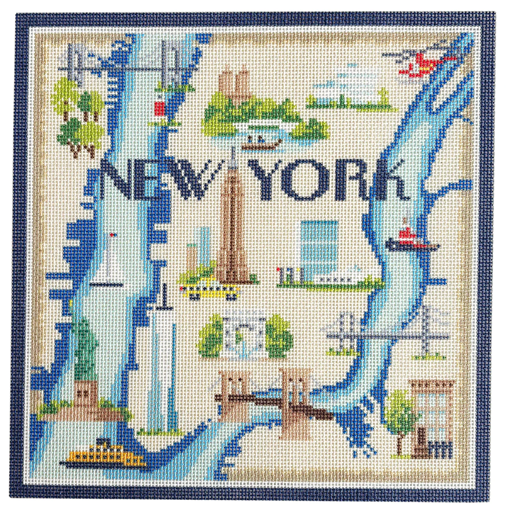 New York Map on 13m
