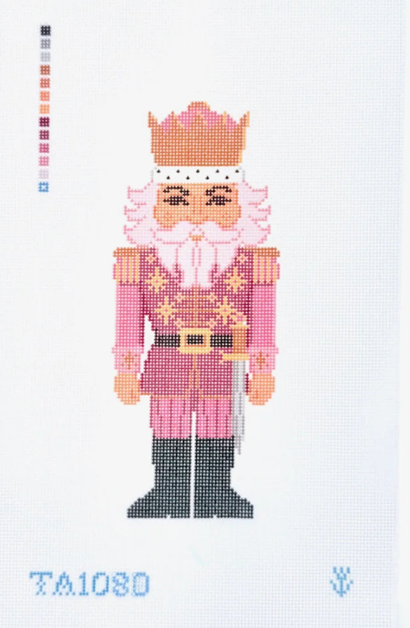 Pink Nutcracker Printed Canvas