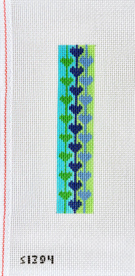 Blue and Green Hearts Key Fob/Bookmark