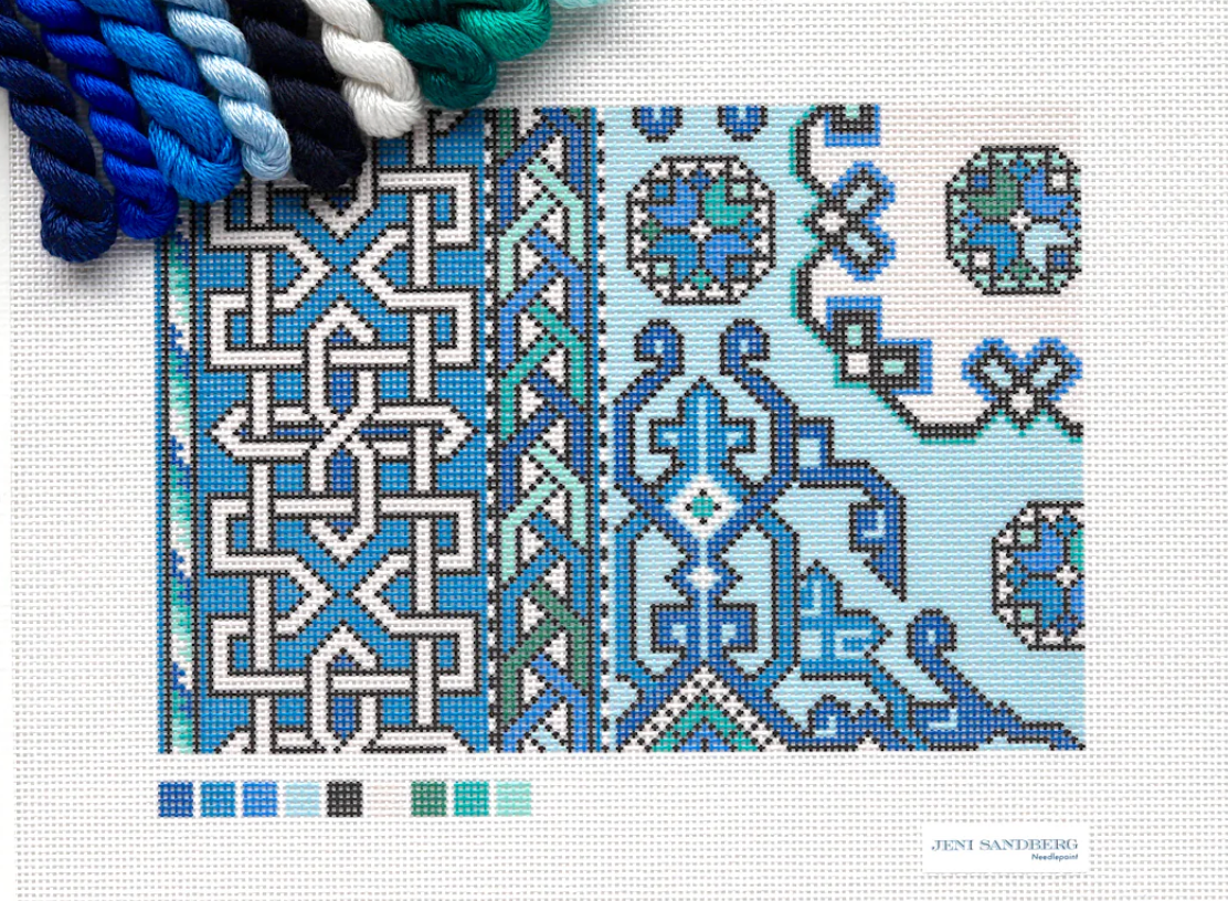Holbein Clutch in Blue