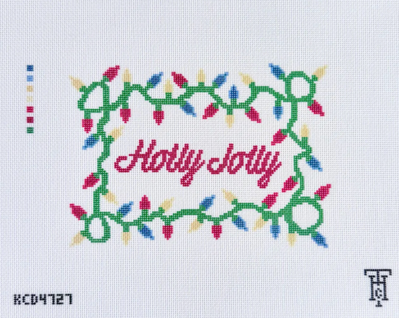 Holly Jolly Sign Printed Canvas