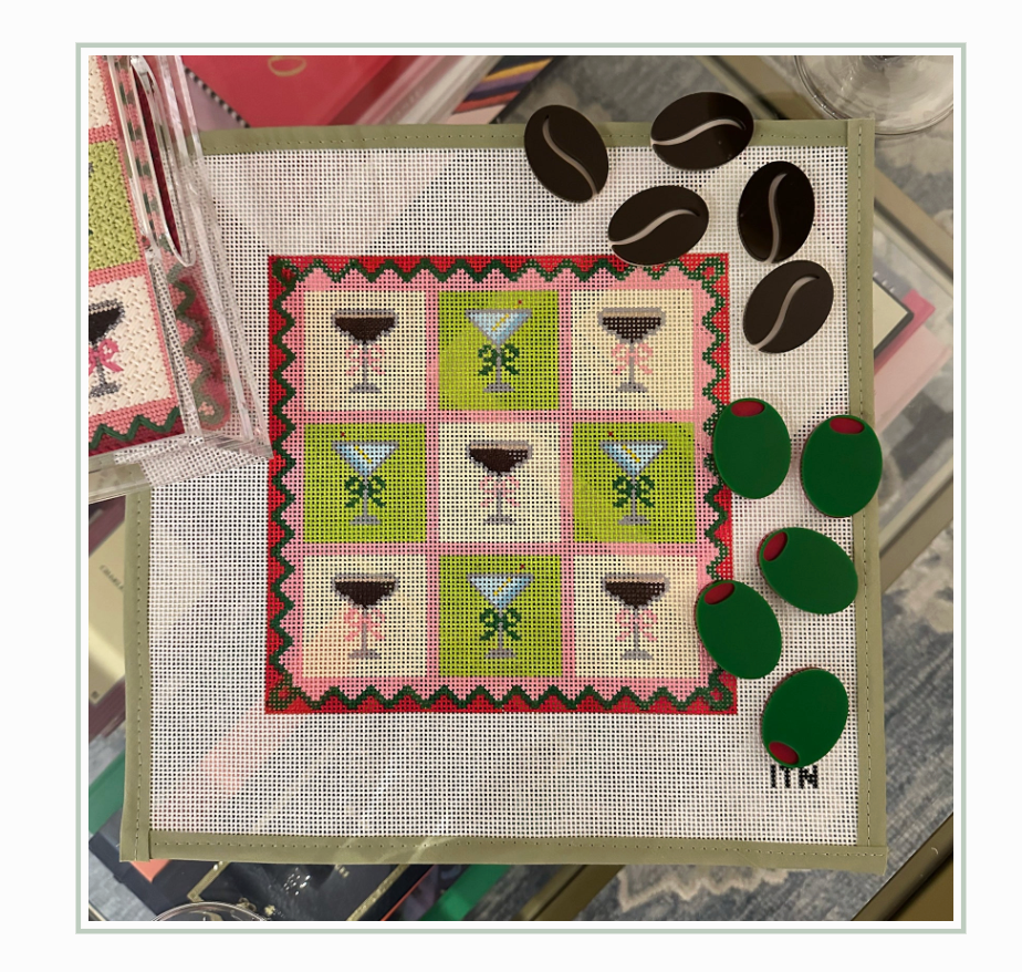Tic Tac Tini Needlepoint Game Set