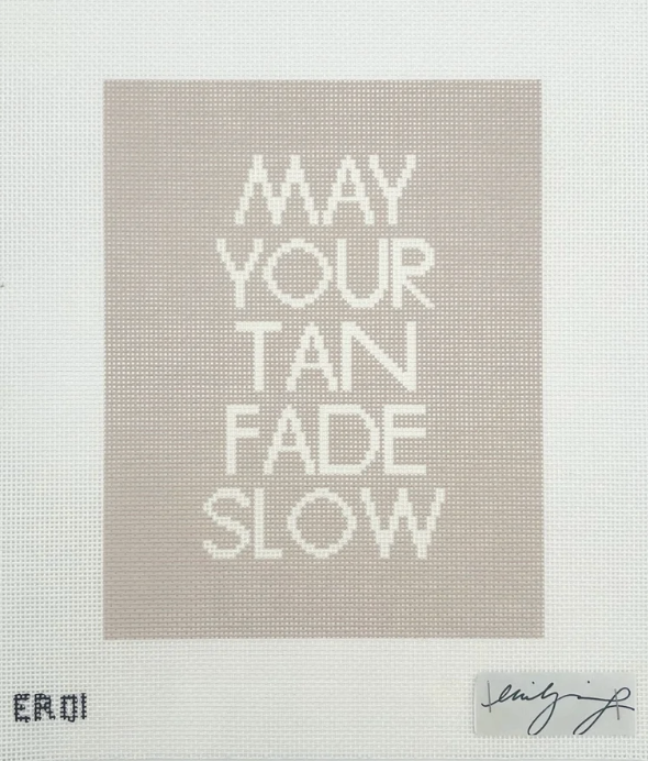 Fade Flag Needlepoint Canvas - 13 mesh