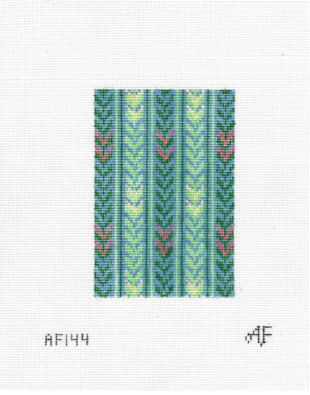 Sky Blue Trellis Insert 18 mesh Needlepoint Canvas - 18 mesh