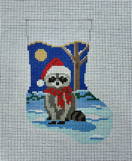 Night Raccoon Mini Stocking