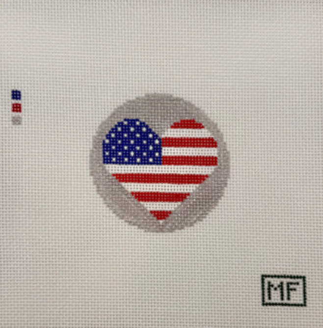 Heart Flag - USA