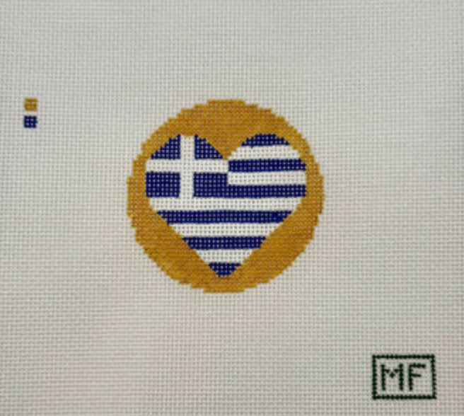 Heart Flag - Greece