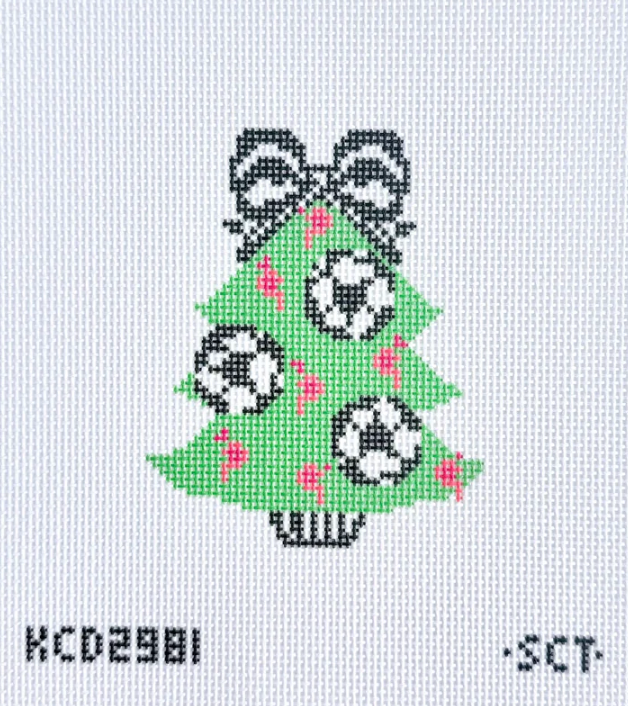 Soccer Tree Printed Canvas